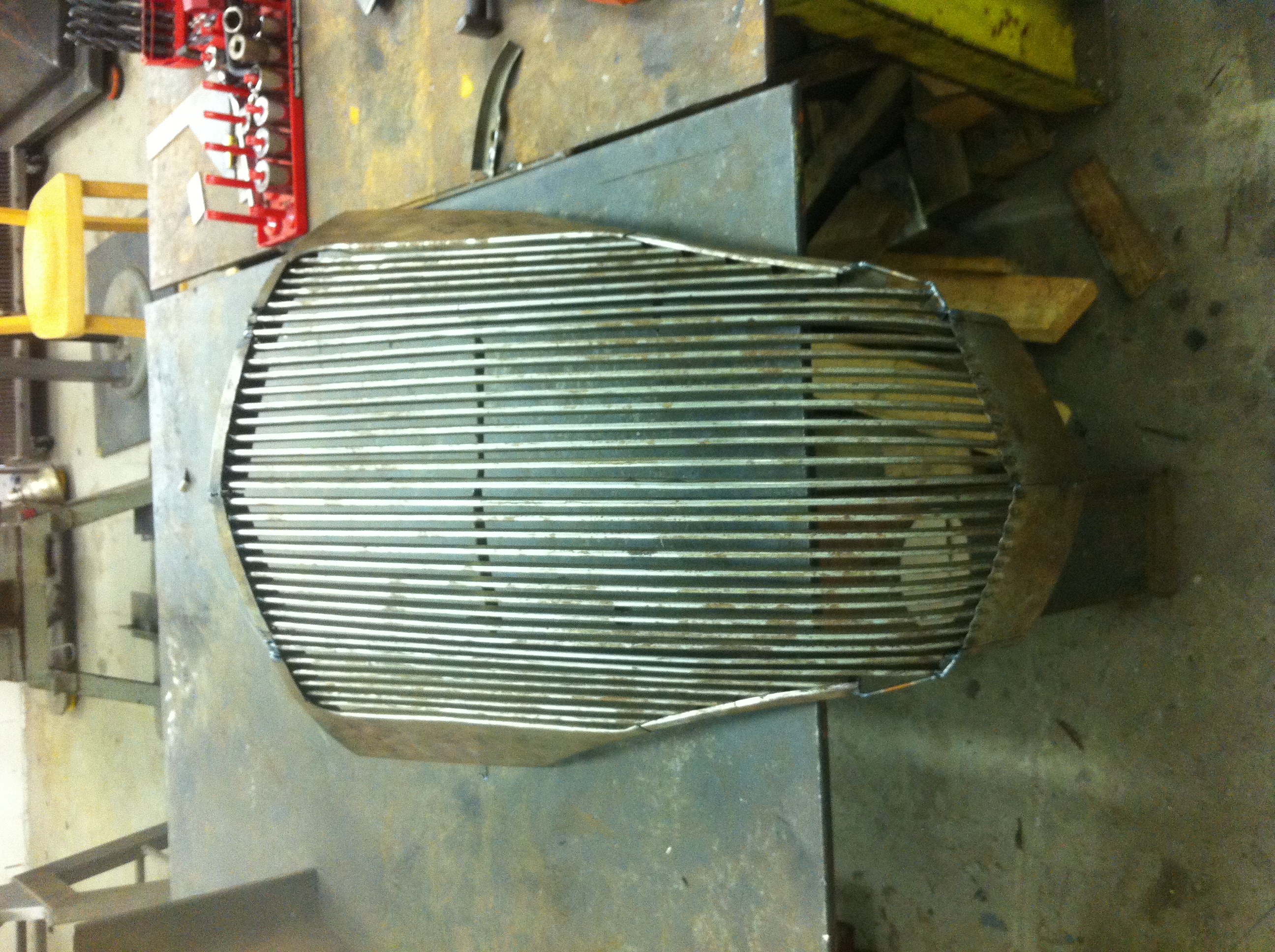 1936 Ford Roadster grill front view