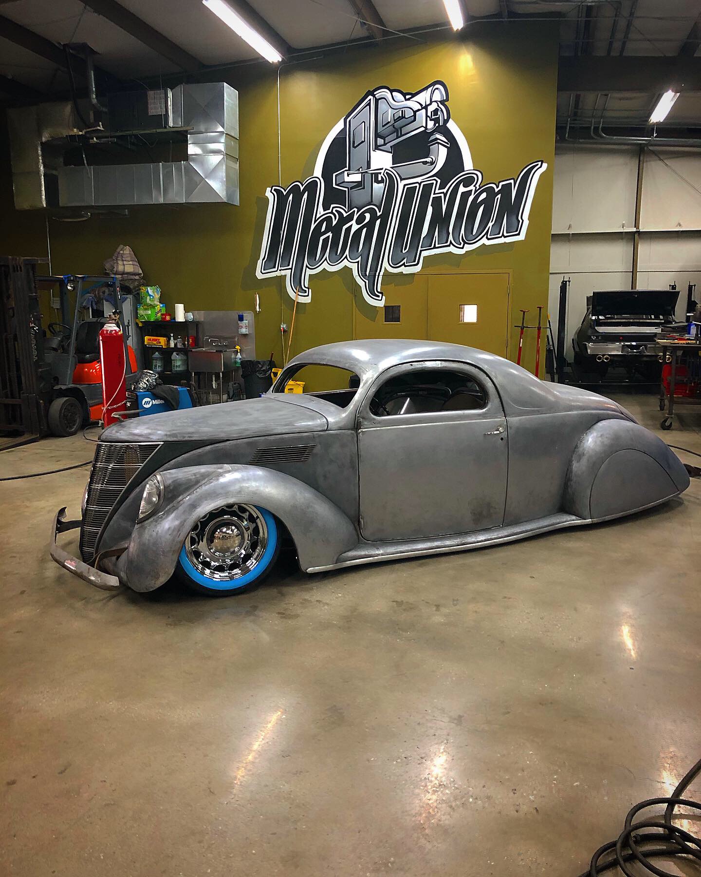 Completed bodywork on 1937 Zephyr Coupe
