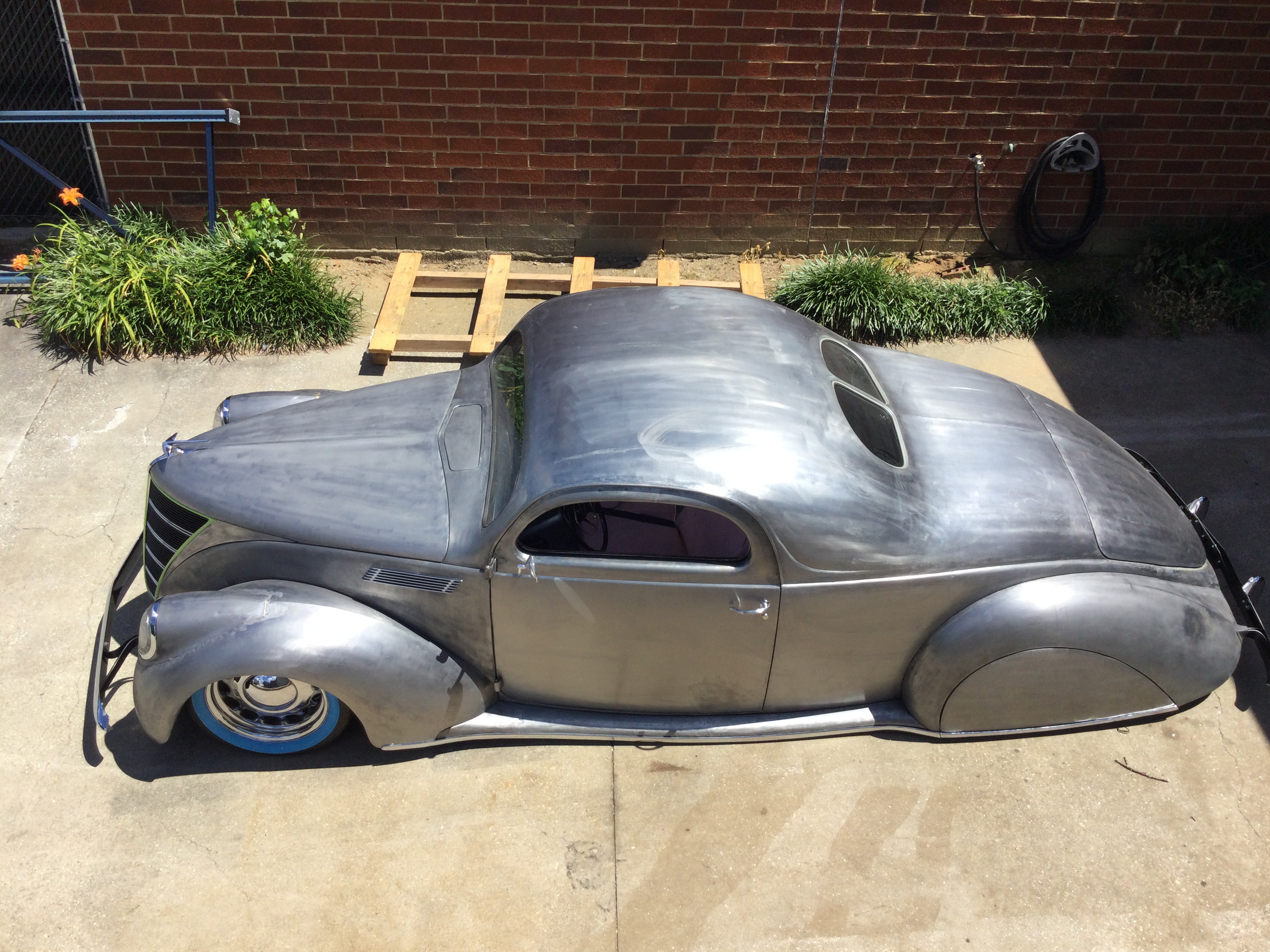 Completed 1937 Zephyr Coupe top view
