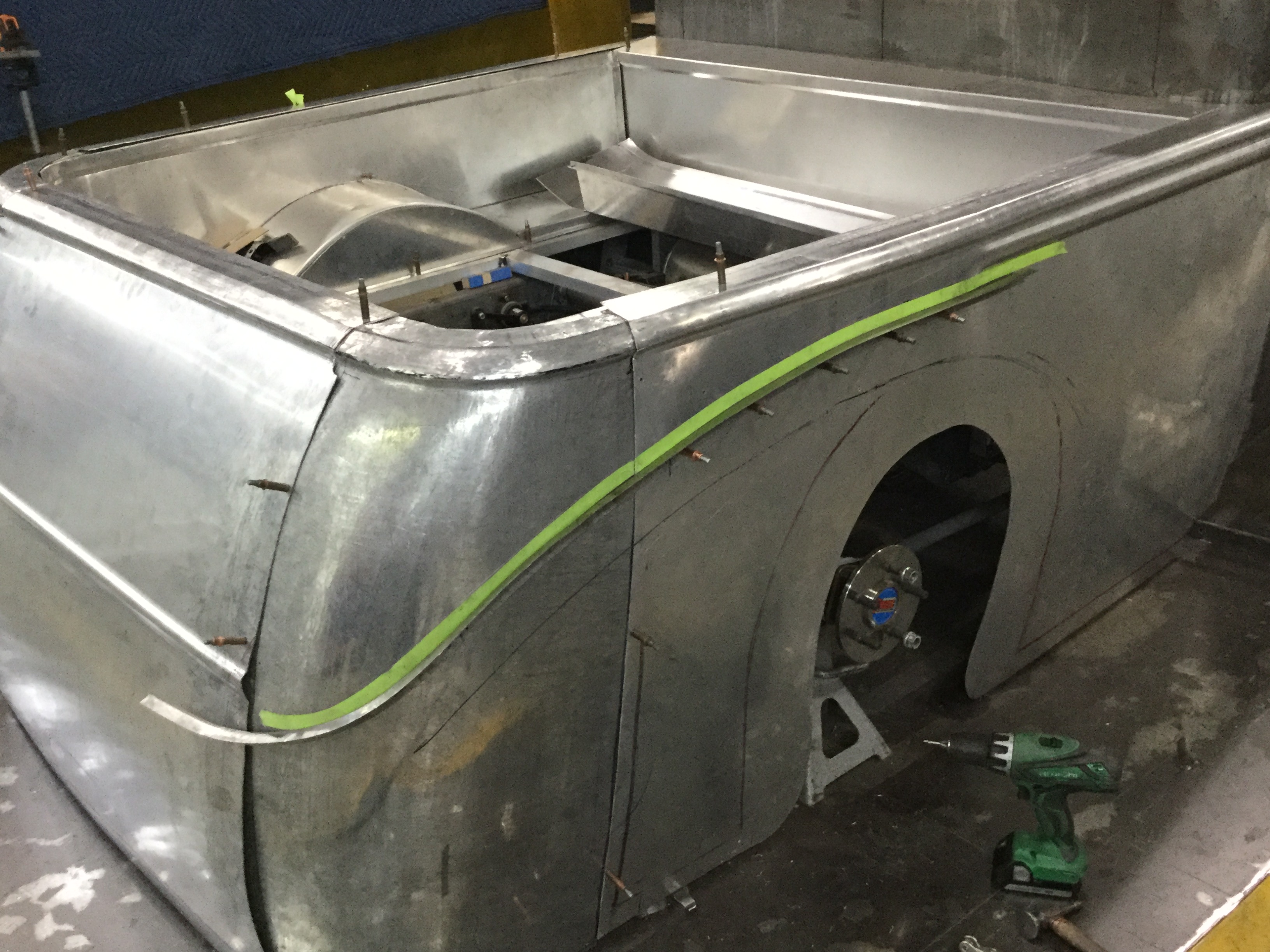 1937 Zephyr Coupe before metal forming