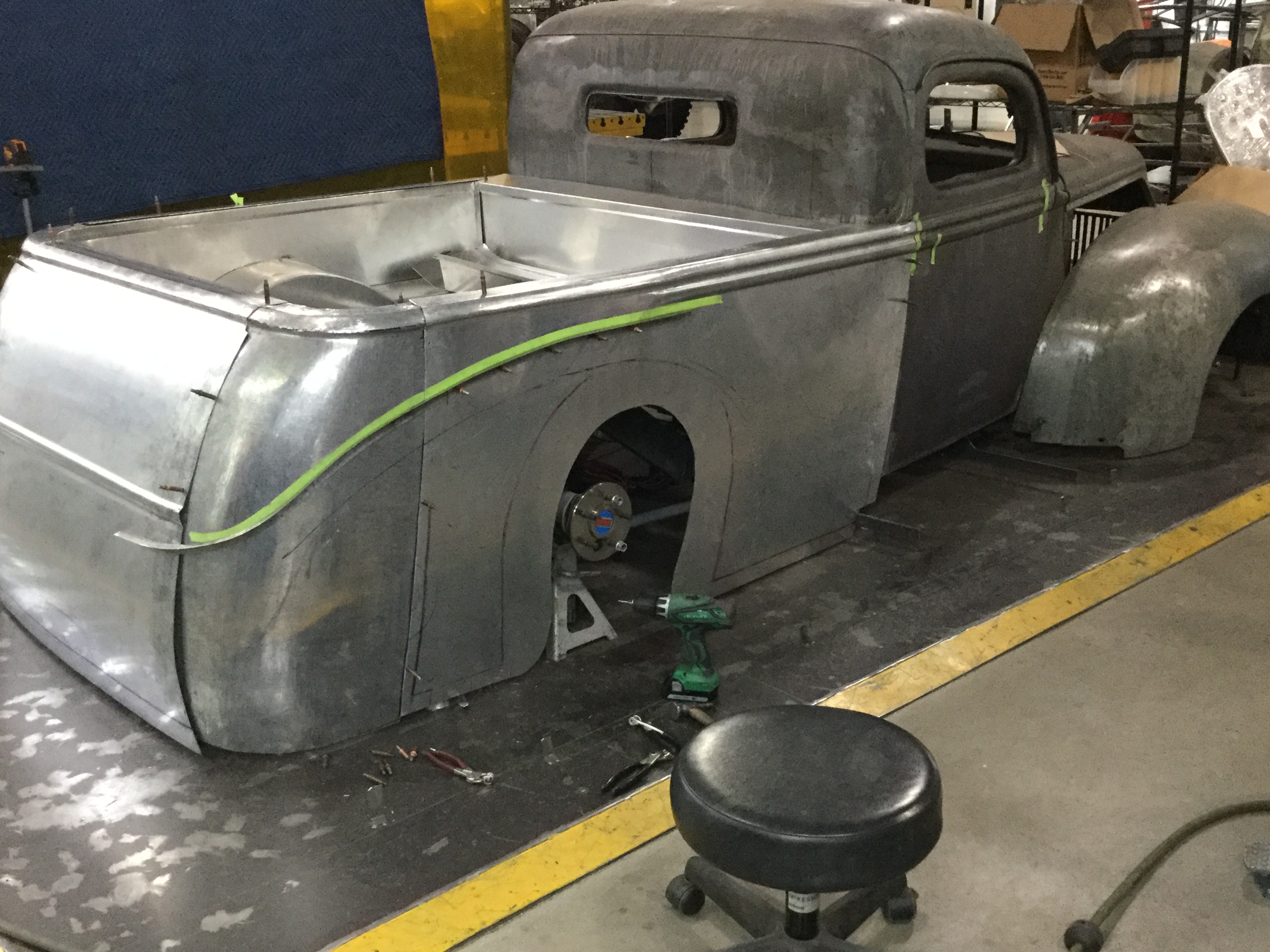 Completed bodywork on 1937 Zephyr Coupe