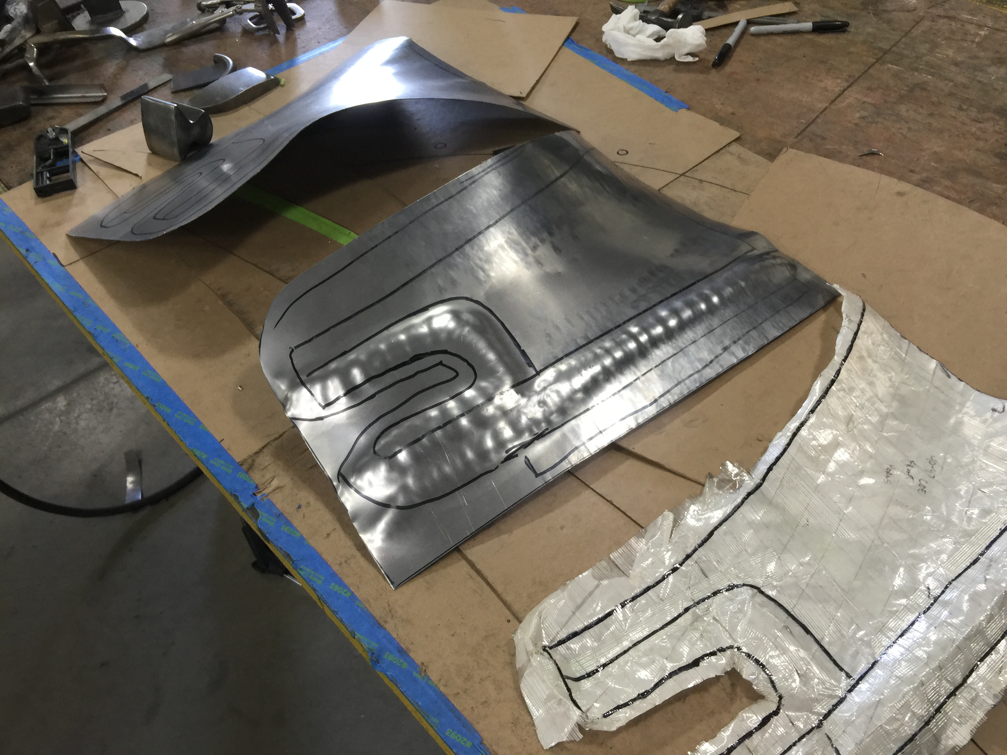 sheet metal panels for 1941 Ford COE