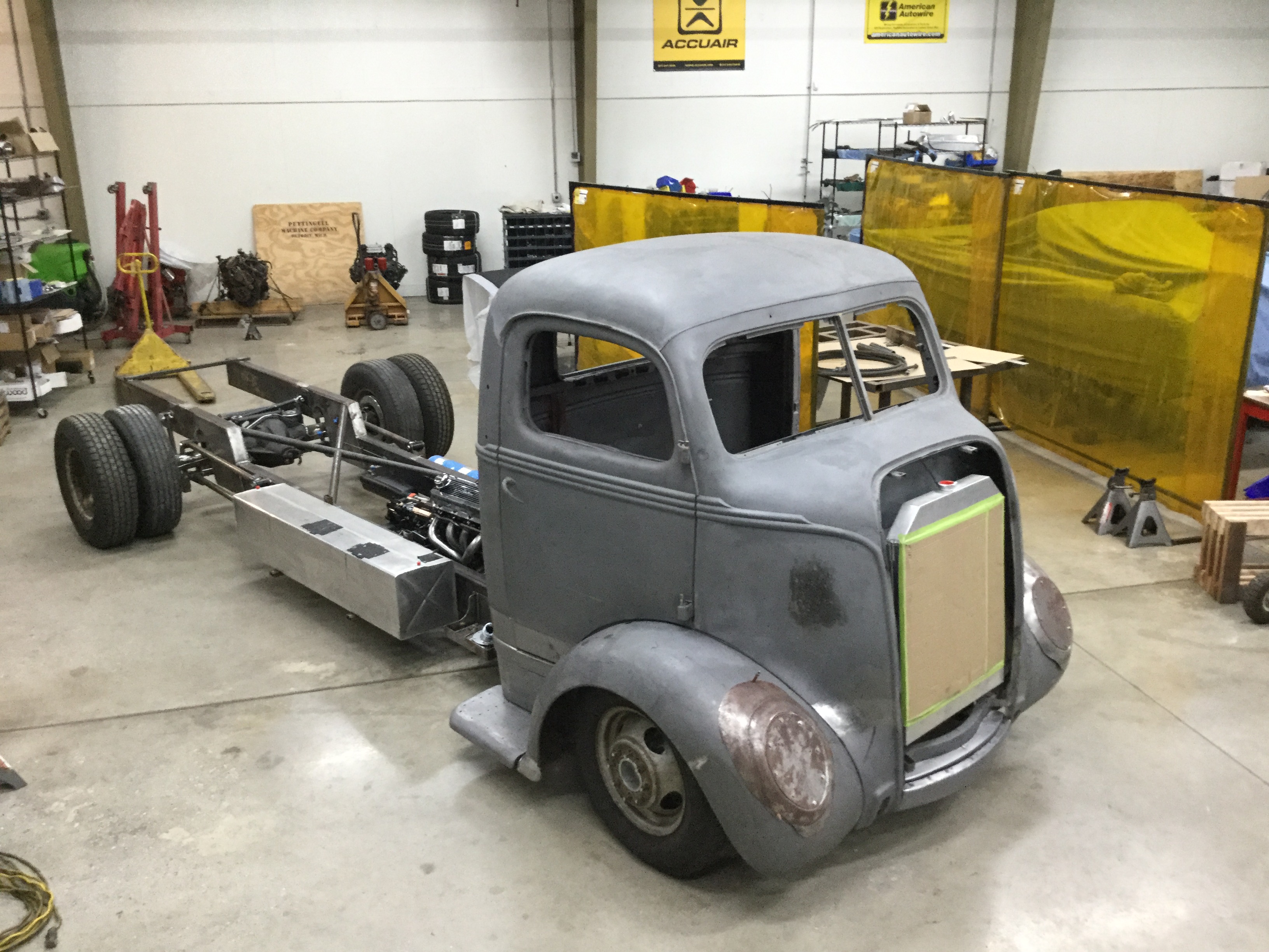 1941 Ford COE frame and cab