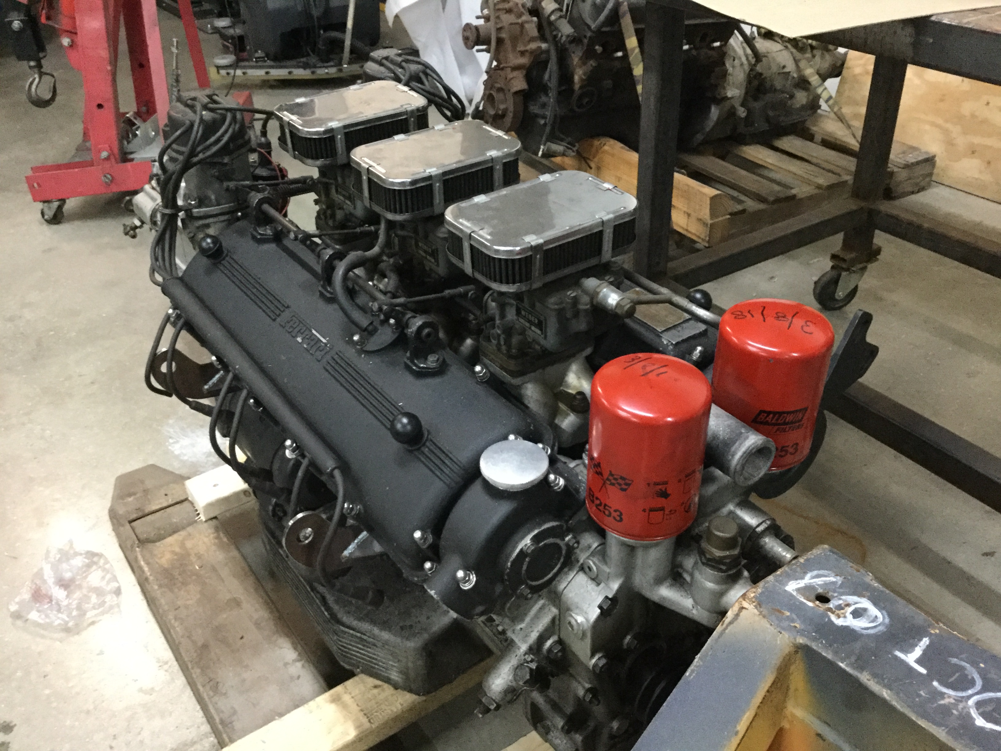 1966 330 Ferrari GT engine
