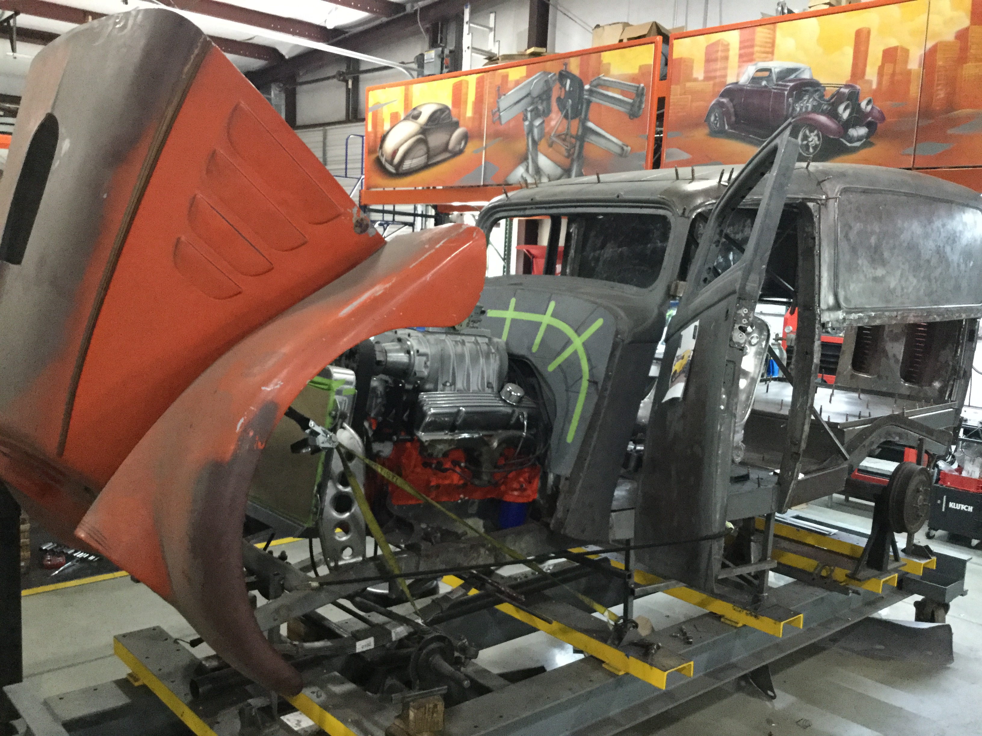 Forming the panels for Willys Gasser