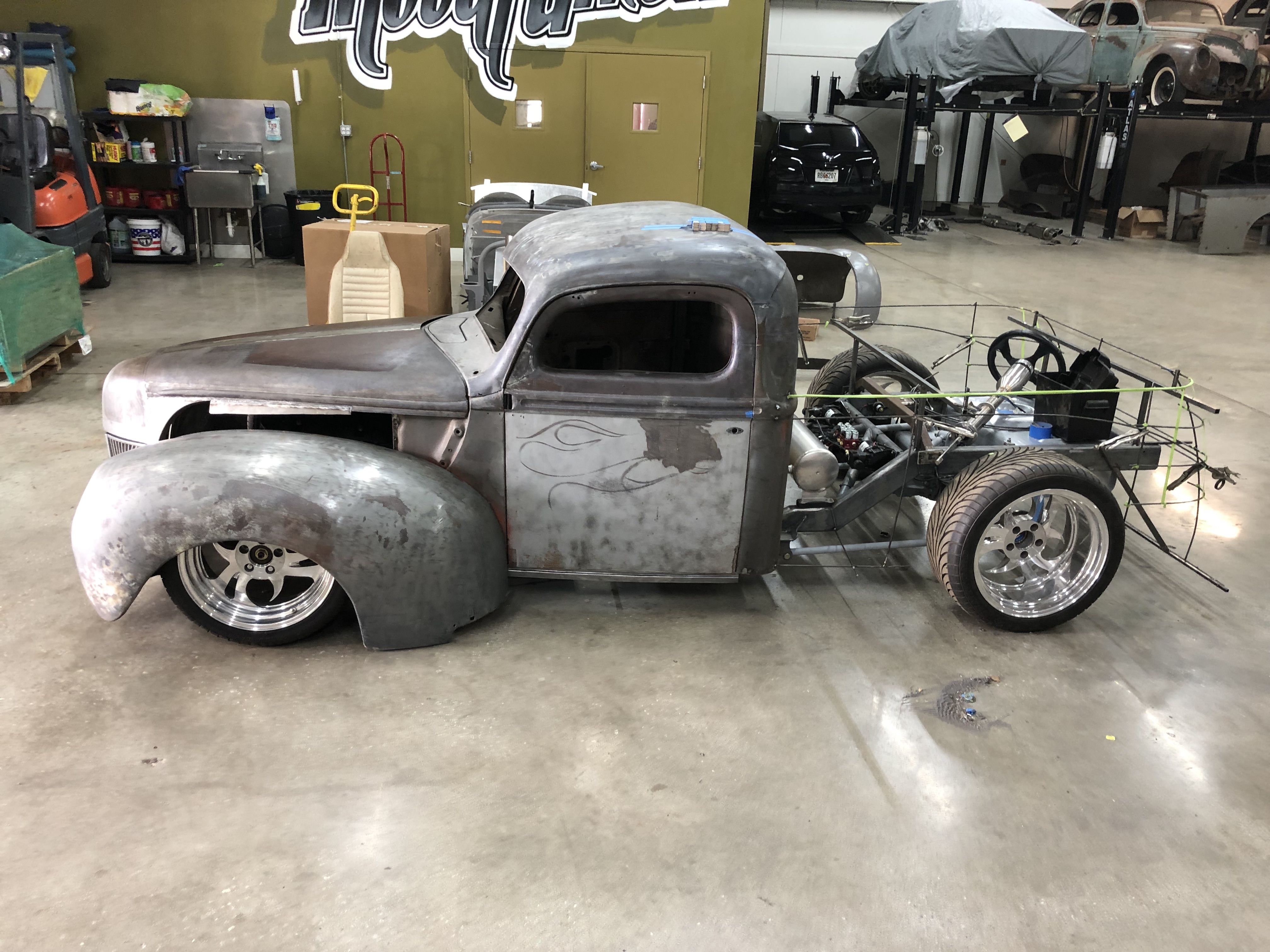 1940 pickup aluminum truck prep