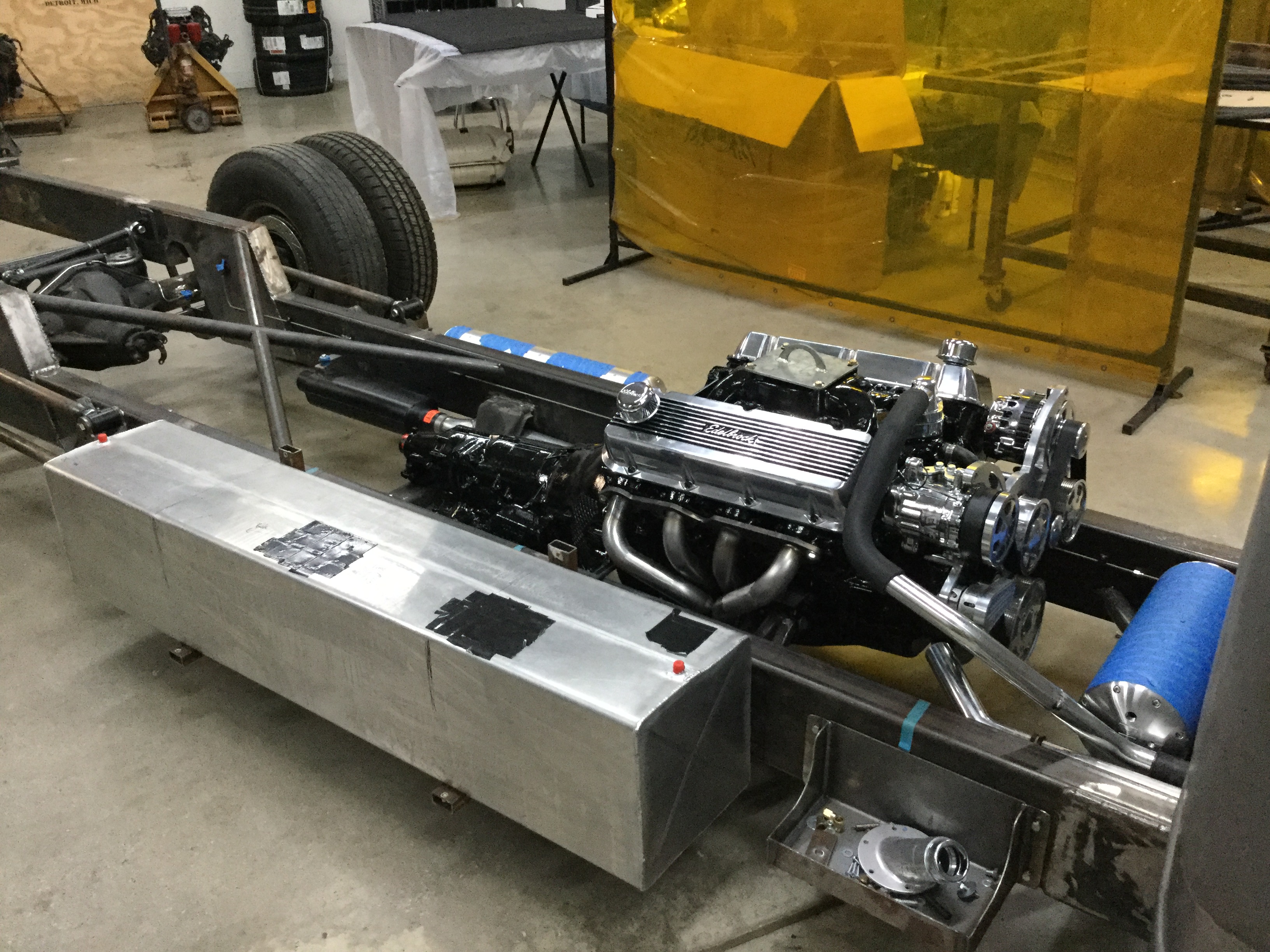 1941 Ford COE engine and front end