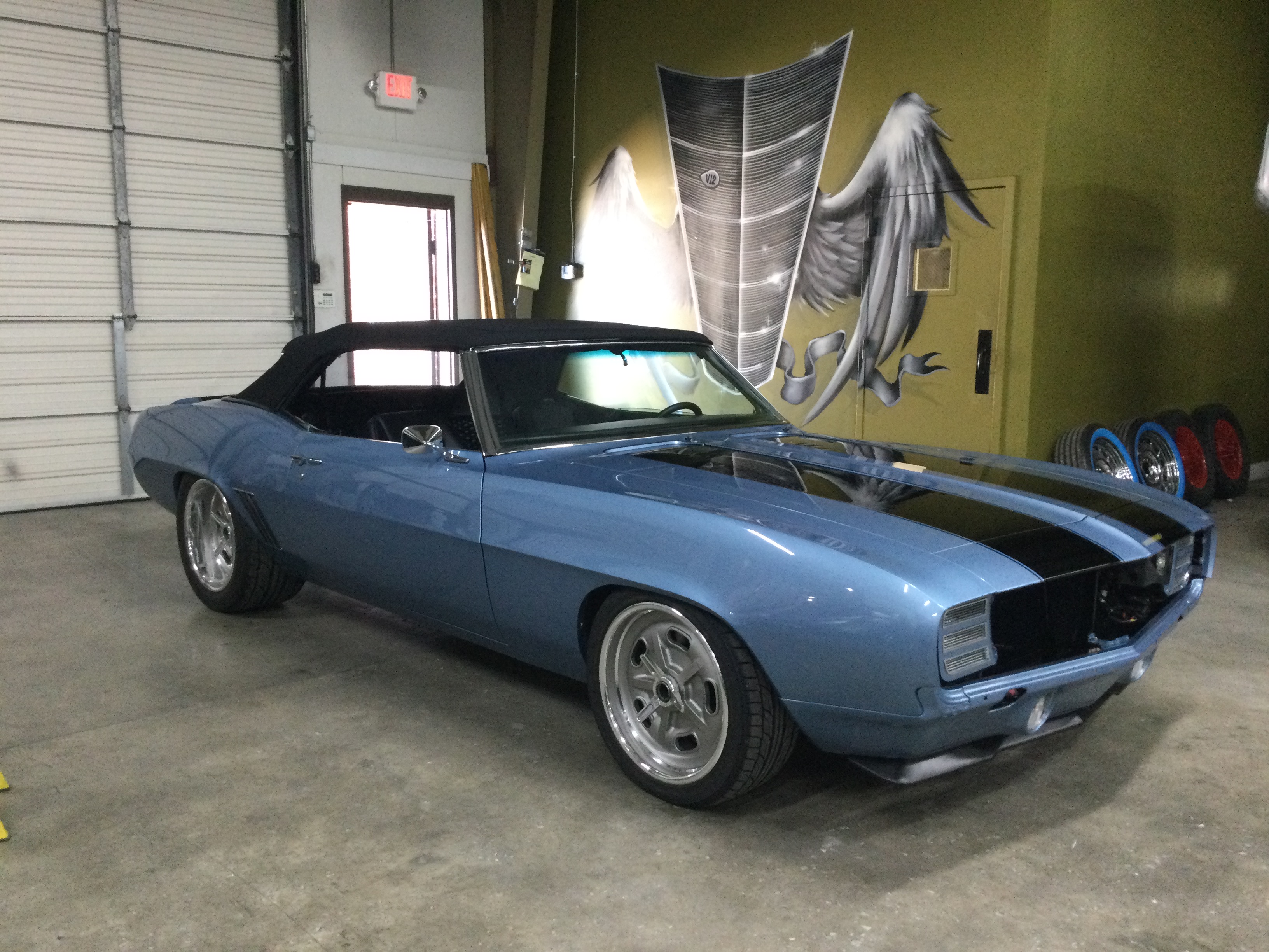 1969 Camaro Convertible passenger view